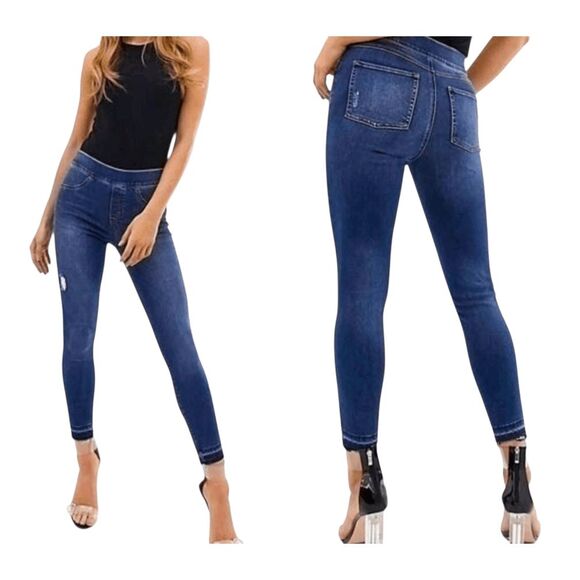 SPANX Distressed Skinny Jeans Size S/P - Picture 1 of 4